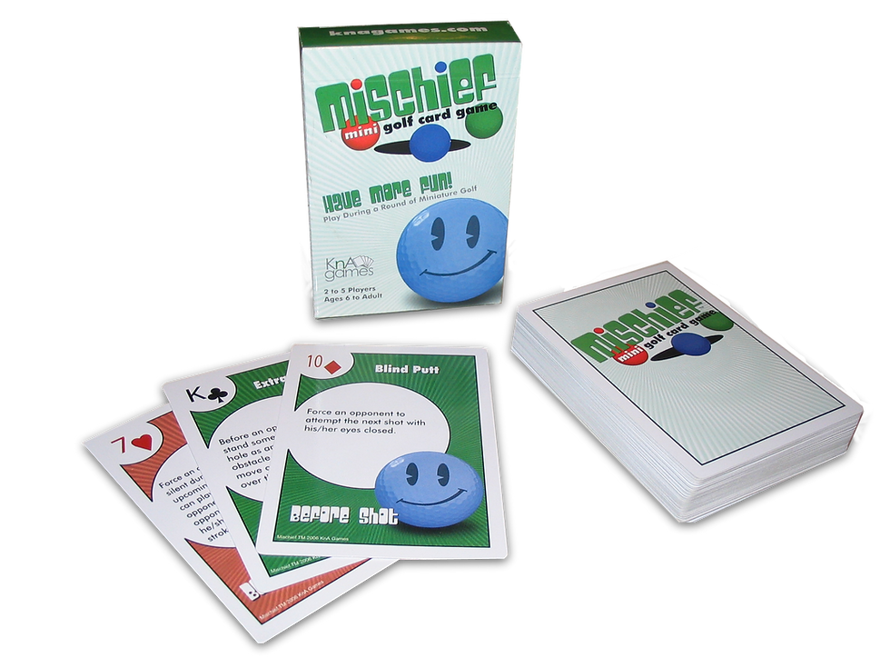 Mischief Mini Golf Card Game KnA Games
