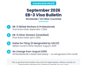 September VISA bulletin