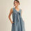Thumbnail:  Jodifl Pintuck detail Wide Leg Denim Jumpsuit