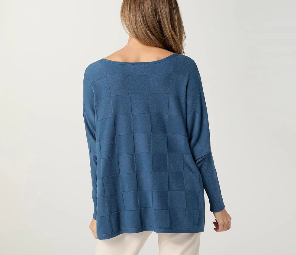 Thumbnail: Lightweight Heavenly-Luxe Textured Poncho/Sweater