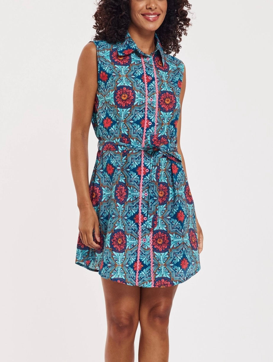 Carlotta Shirt Dress Kaleidoscope