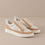 Thumbnail: The Janie | Camel Tweed Wrapped Low Tops