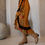 Thumbnail: Young Threads Boho Ruffle Wrap & Flare Midi