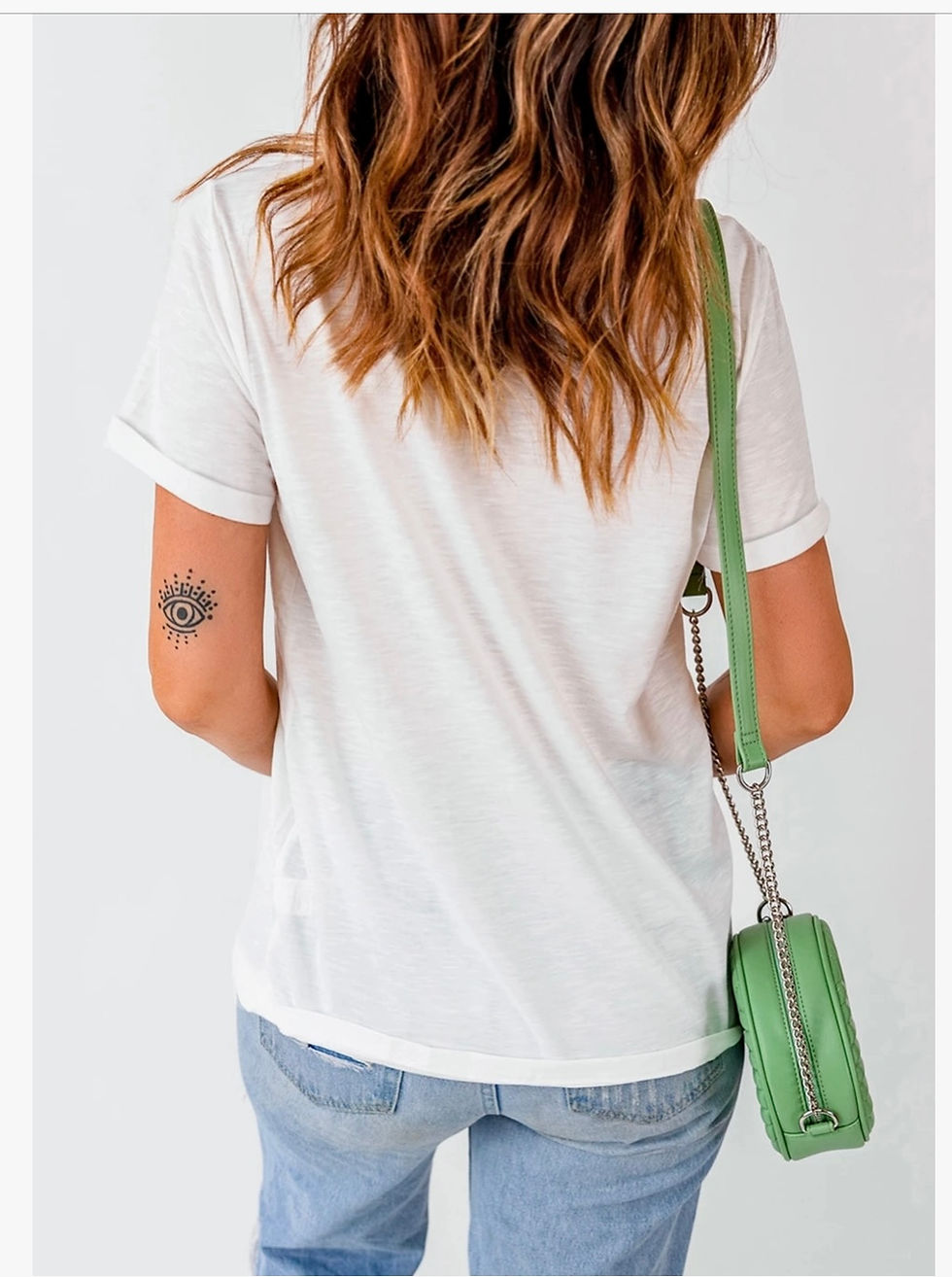Thumbnail: USA Boho Floral Flag Tee