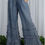 Thumbnail: Flared Ruffle Hem Crop Denim