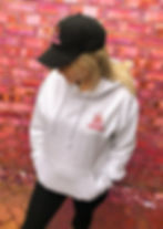 DIY Queen Marl Grey Oversized Logo Hoodie