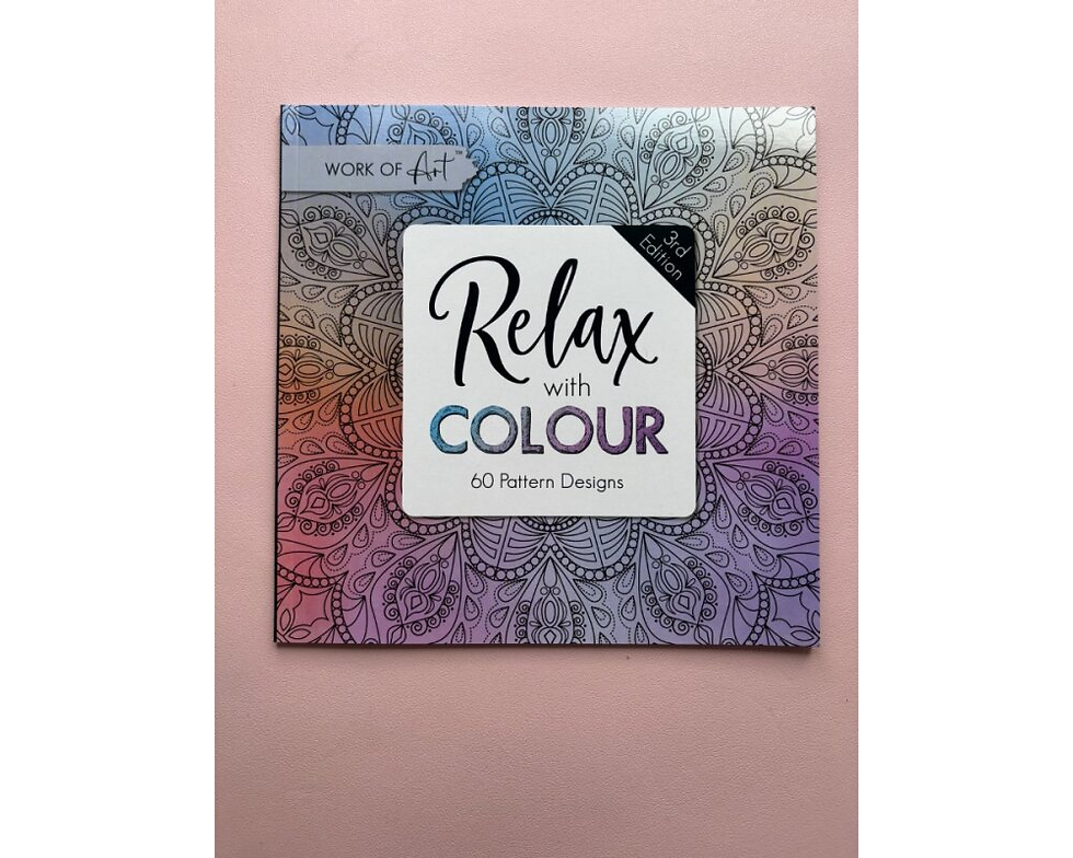 Adult Colouring Book - Pattern Design