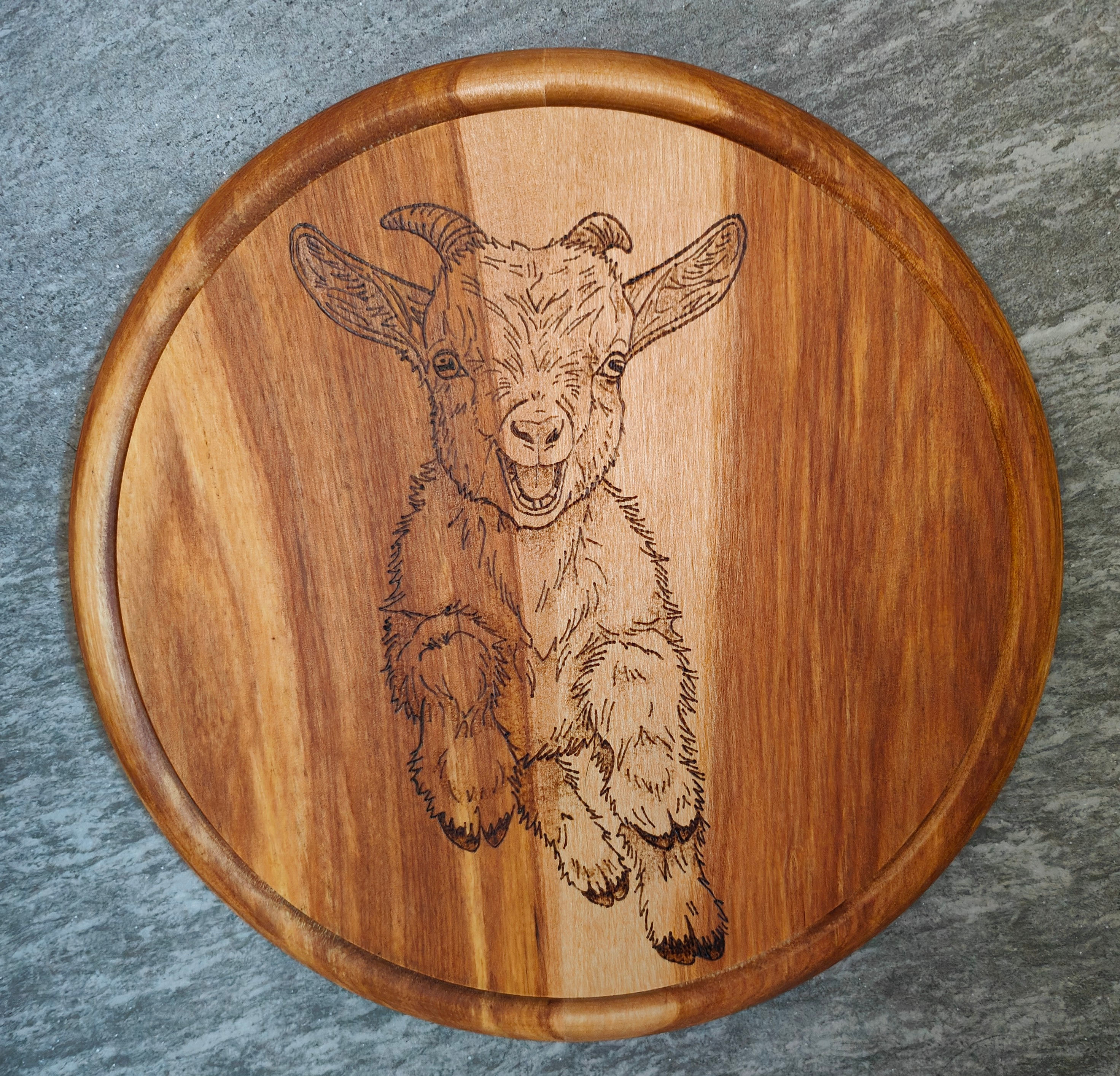 Rundes Schneidebrett