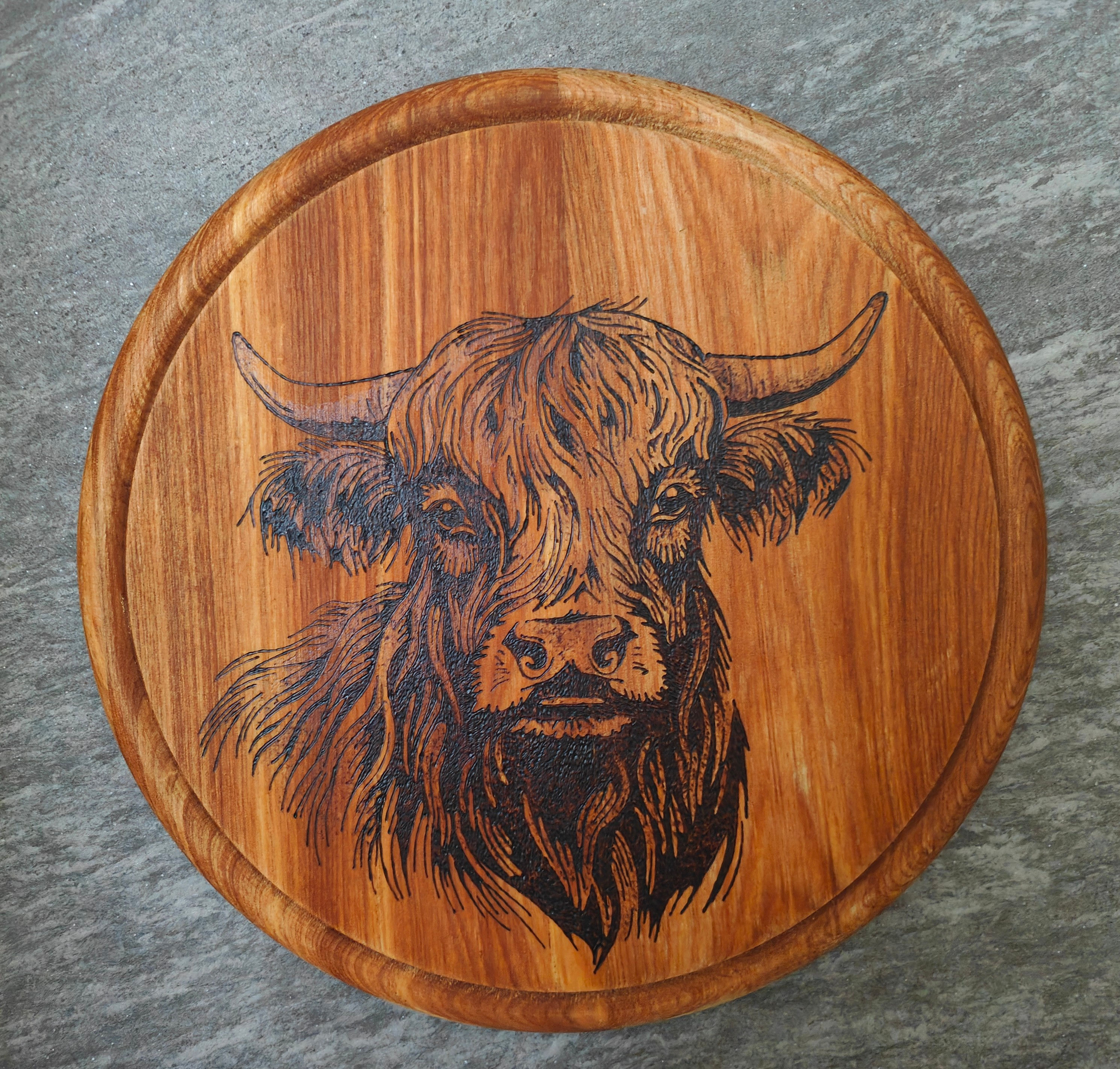 Rundes Schneidebrett