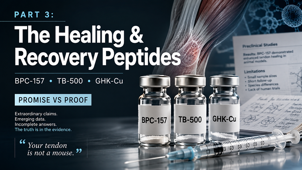 PART 3: The “Healing and Recovery” Peptides