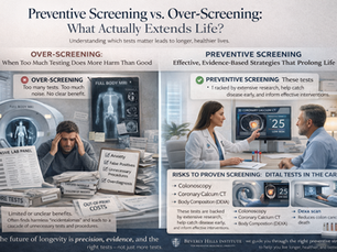 Preventive Screening vs. Over-Screening: What Actually Extends Life?