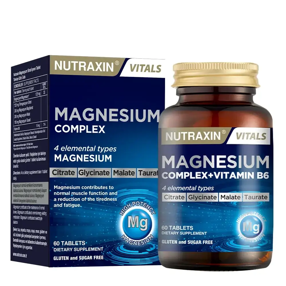 Nutraxin Magnezyum Complex 60 Tablet