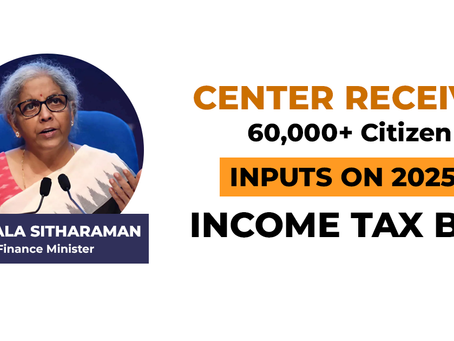 Central Govt Receives 60,000+ Public Inputs on 2025 Income Tax Bill: FM