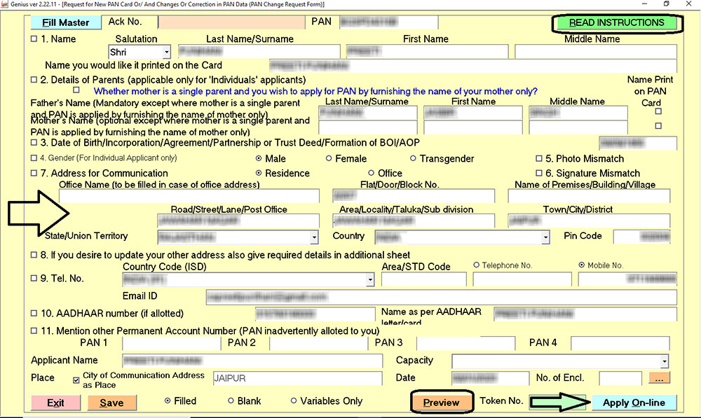 Genius Software Fill Master Details