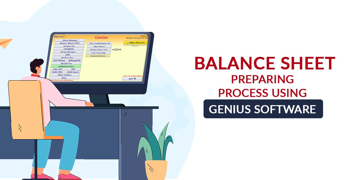 Balance Sheet Preparing Process Using Genius Software