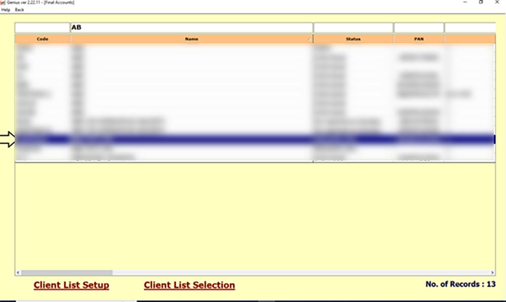 Genius Software Select Client