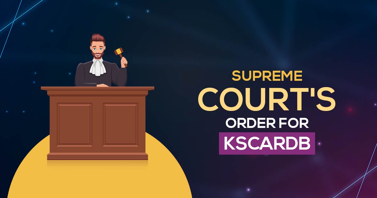 Supreme Court's Order For KSCARDB