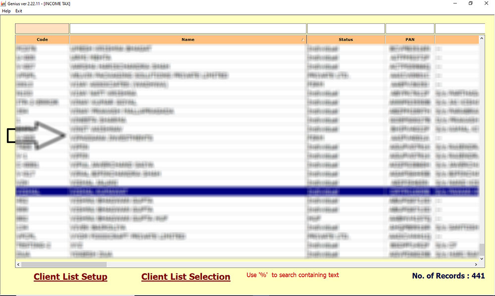 Genius Software All Clients Dashboard