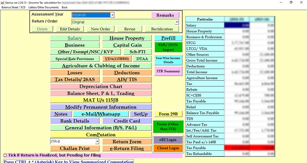 Genius Software Select Form 29B