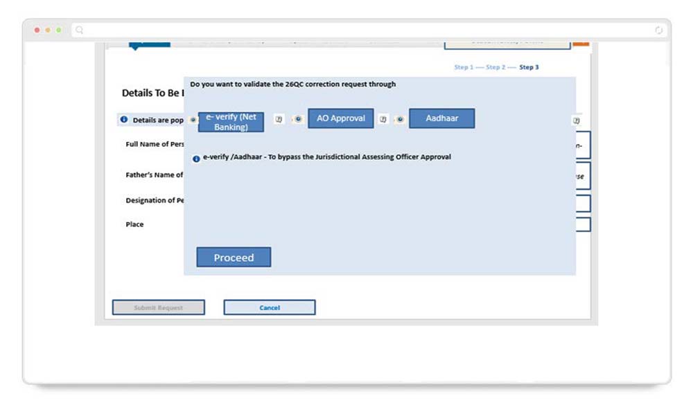 26QB Request Using the DSC
