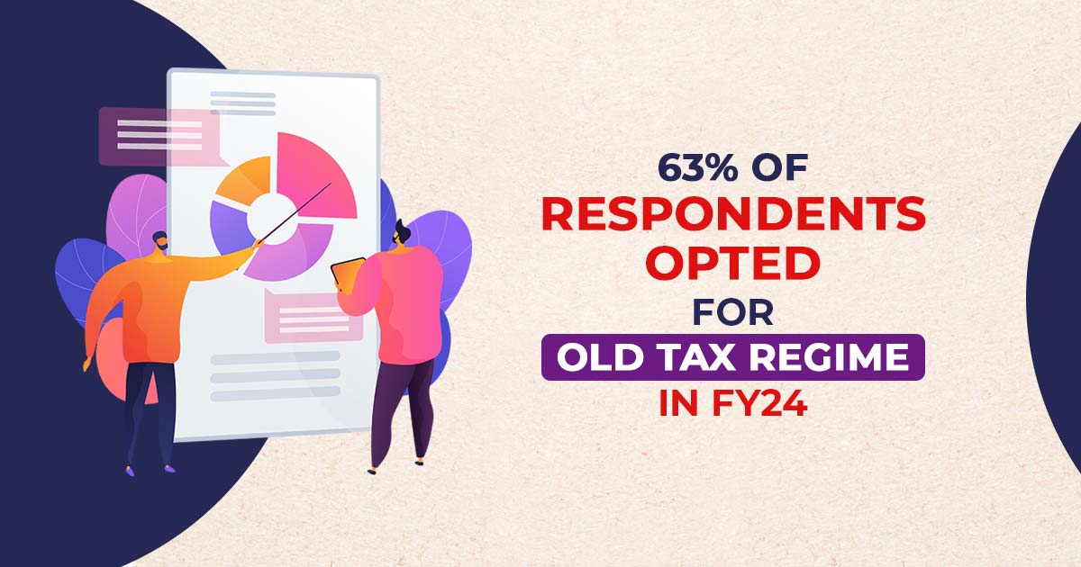 63% of Respondents Opted for Old Tax Regime in FY24