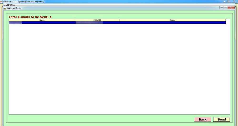 Genius Software E-mail Delivered