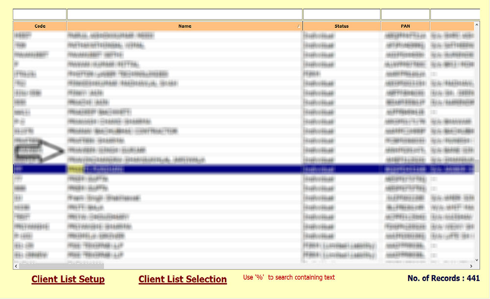 Genius Software Client List