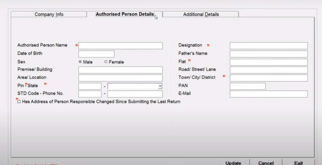 Create Company via Gen Payroll Software Step 5