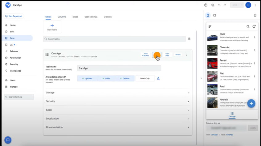 AppSheet Low-code Platform