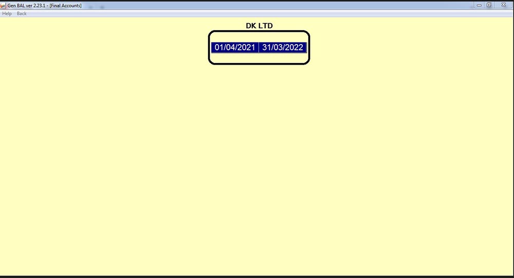 Gen Bal Software Select Year