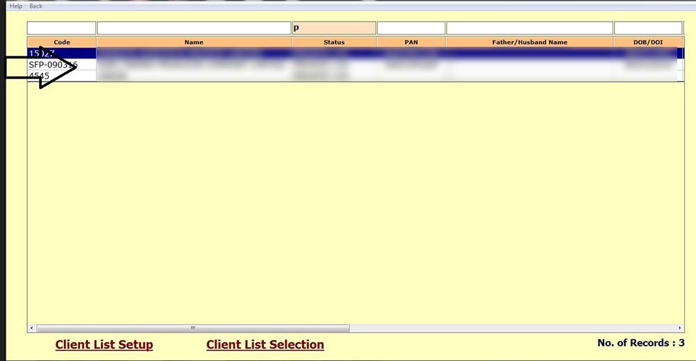 Gen Bal Software Client Details