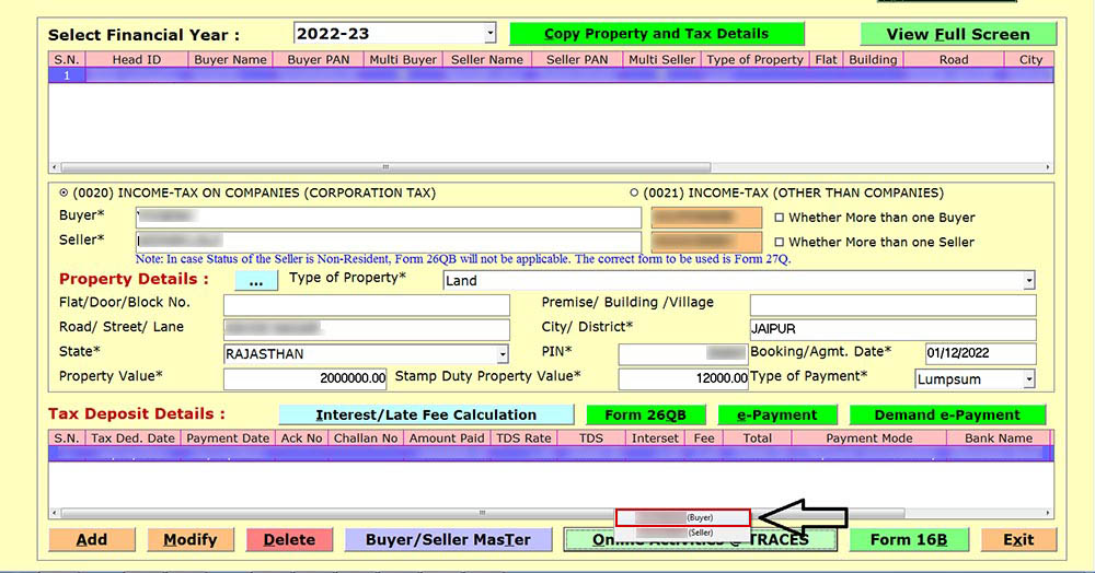 Gen TDS Software Buyer Request
