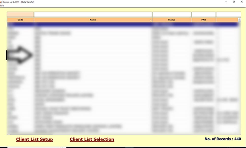 Genius Software Client Details