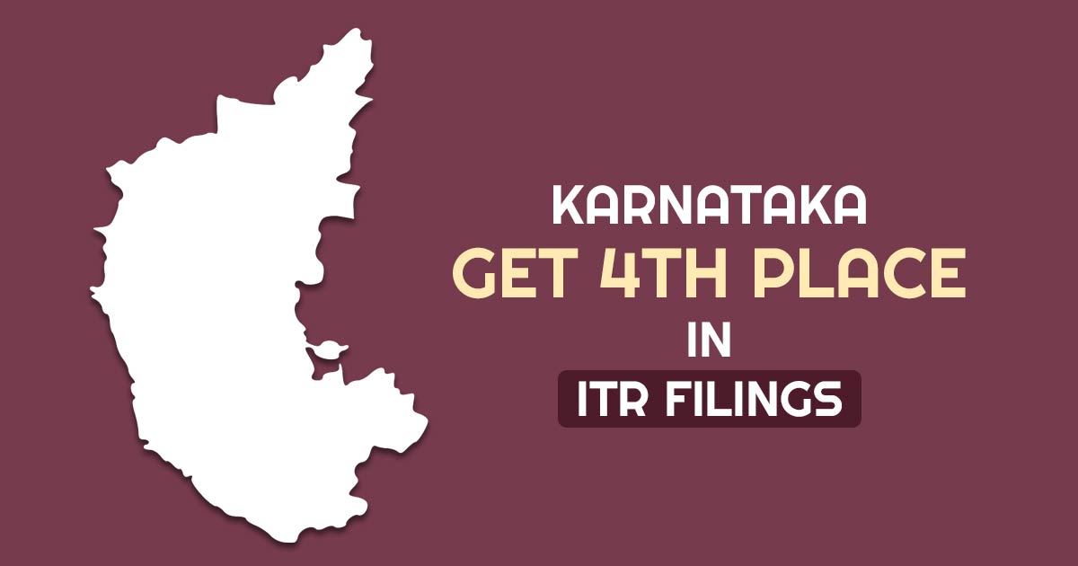 Karnataka Get 4th Place in ITR Filings
