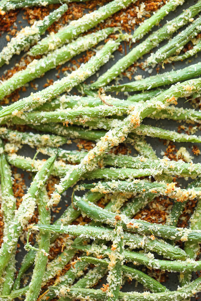 Baked Green Been Fries