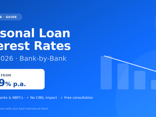 Personal Loan Interest Rates in India 2026: Bank-by-Bank Comparison