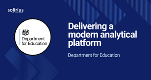 Delivering a modern analytical platform for DfE