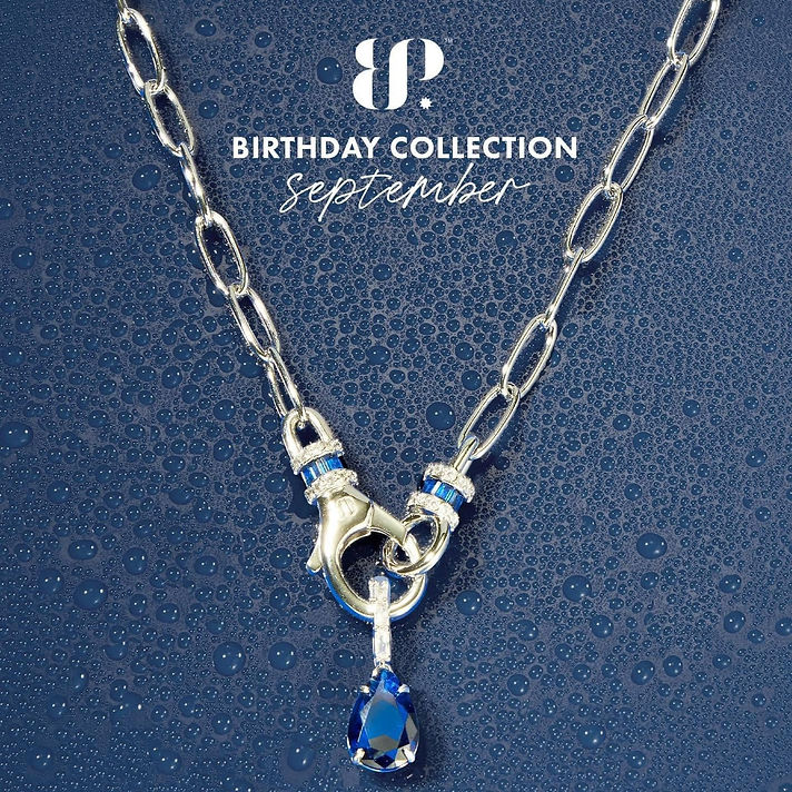 Sapphire September Birthday Surprise Jewelry