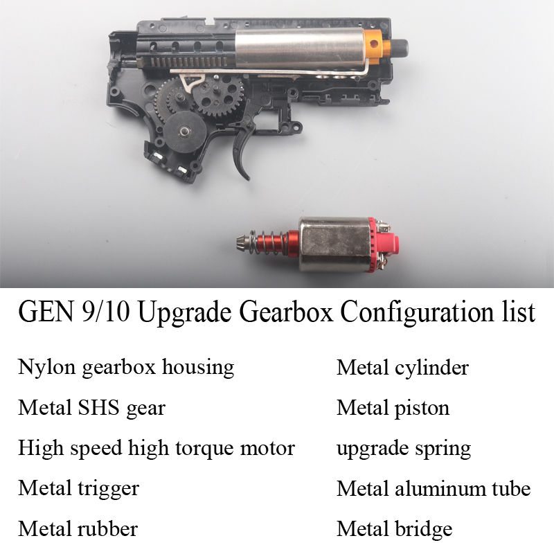 Miniature : Gel Blaster Toy Gun Customized Modified Gearbox Enhanced Gearbox Enhanced Fps
