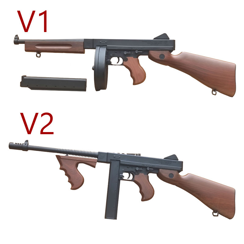 サムネイル： AK UNCLE GQH Thomson M1A1 GEL BLASTER TOY GUN 7-8 MM ELECTRIC GEL BALL TOY GUN