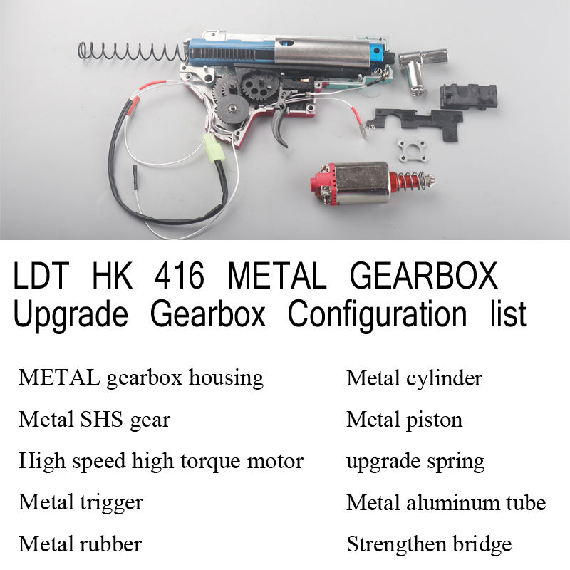 Miniature : Gel Blaster Toy Gun Customized Modified Gearbox Enhanced Gearbox Enhanced Fps