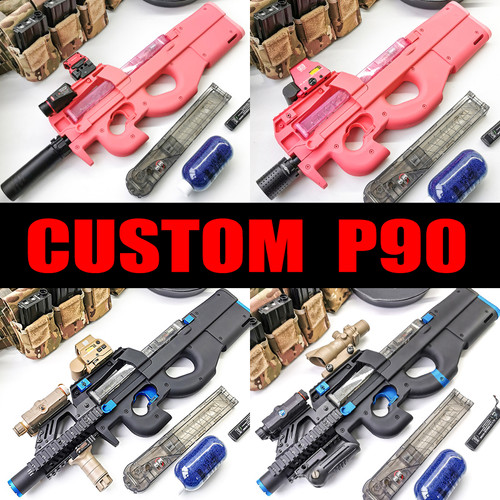 CUSTOM P90 GEL BLASTER TOY GUN | AK UNCLE
