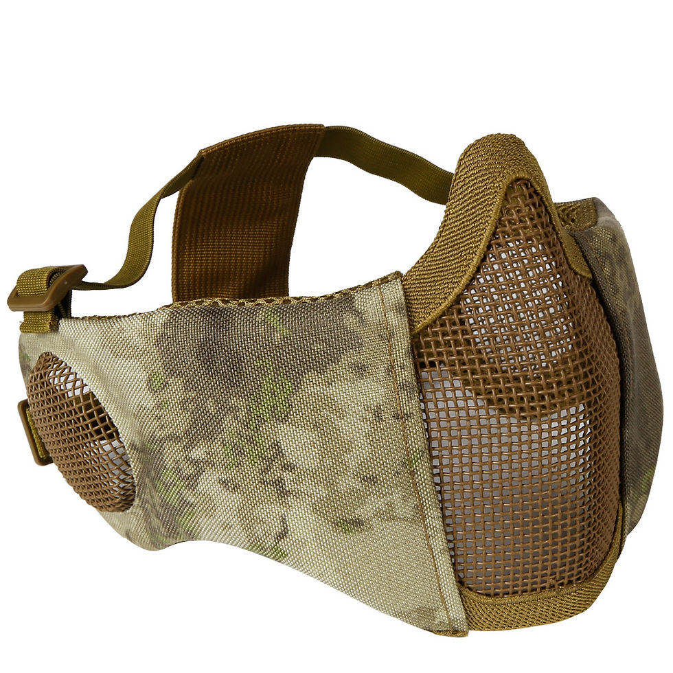Miniatura: Half face steel mesh protective mask War Game Equipment WBB CS Protective Mask