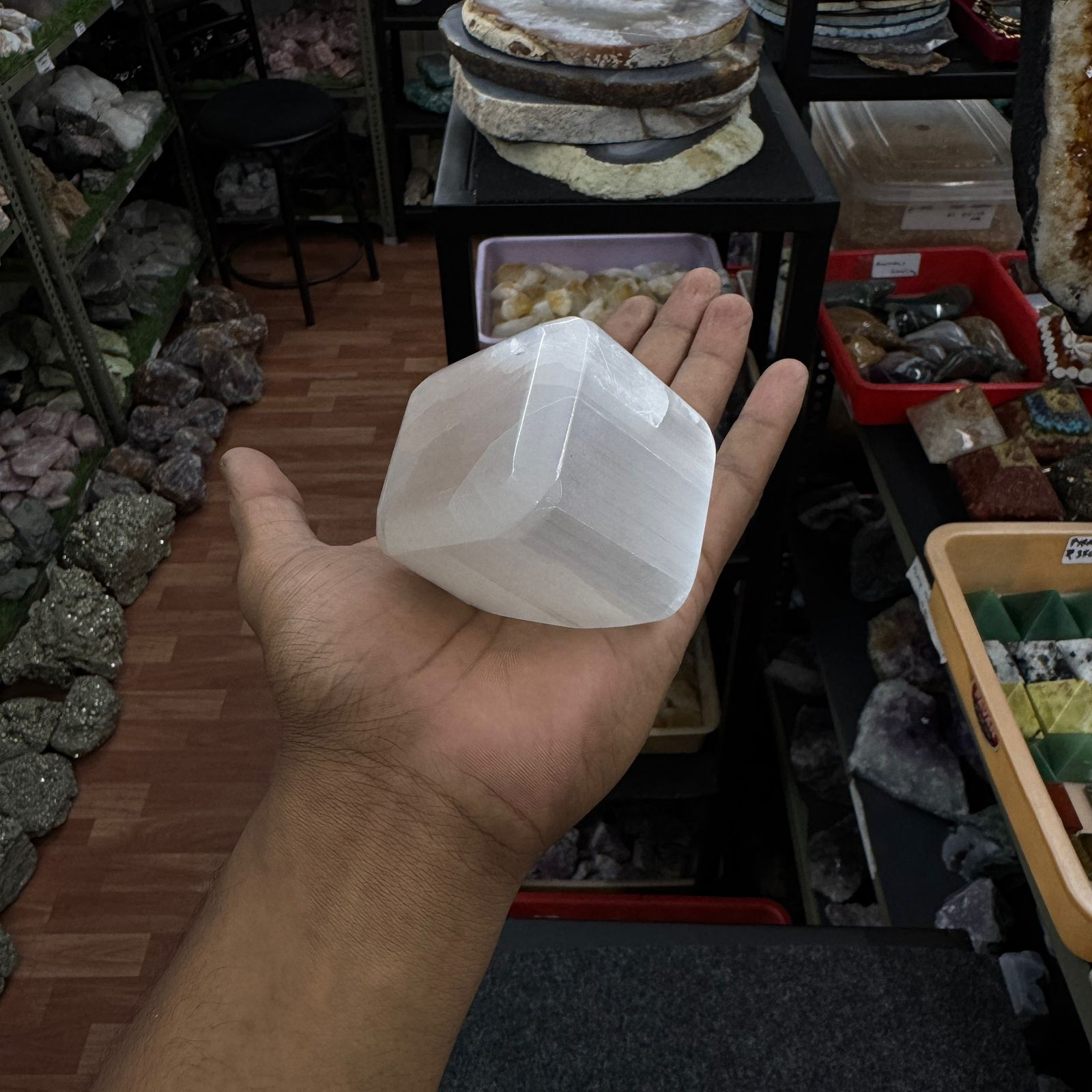 Selenite Cube - Plain