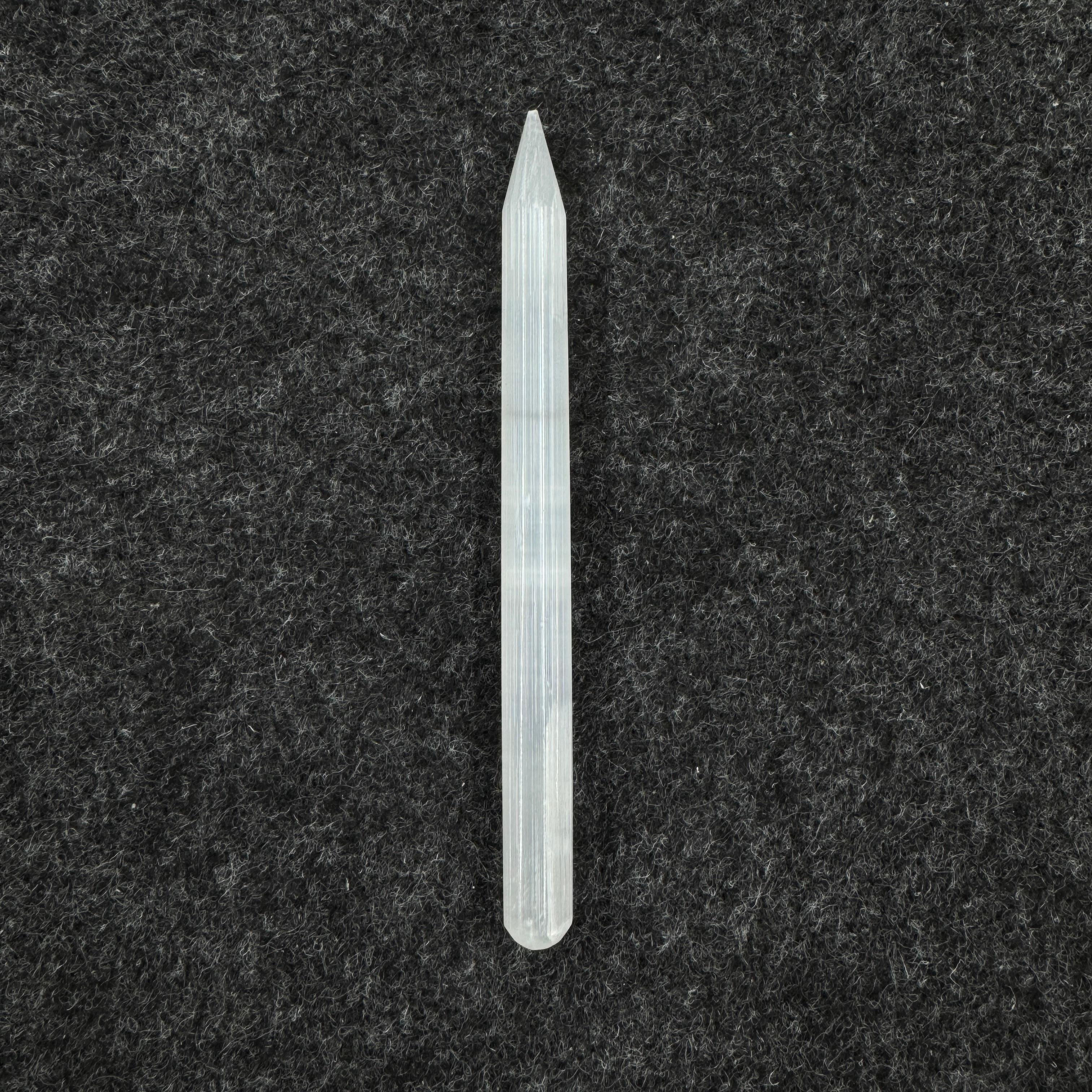 Selenite Wand (Plain) - Single Side Point