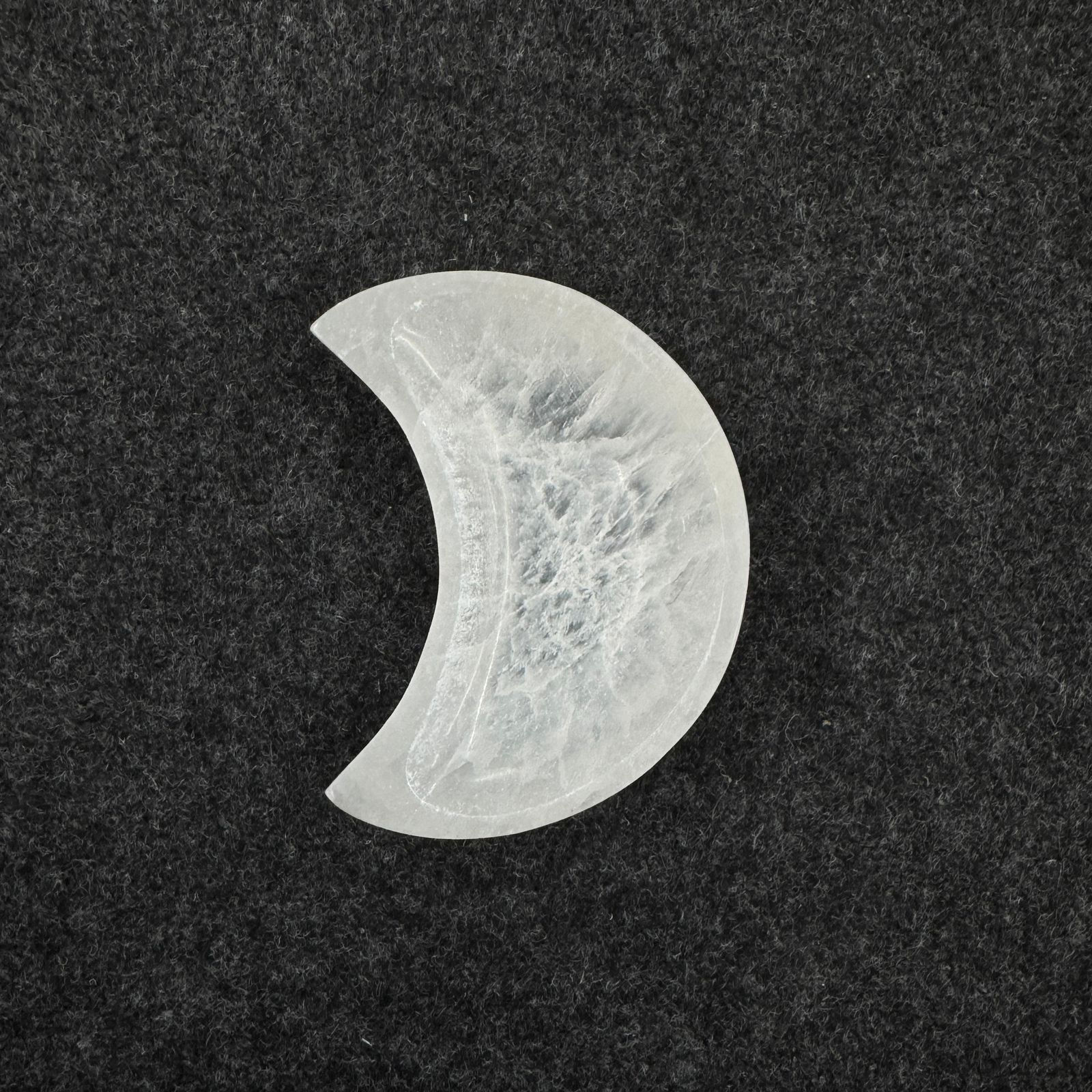 Selenite Bowl - Moon