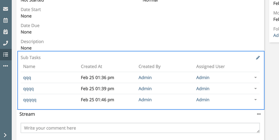 Thumbnail: EspoCRM Link Multiple Inline Form
