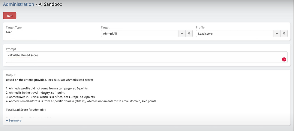 Thumbnail: Espocrm AI extension by Eblasoft - screenshot 1