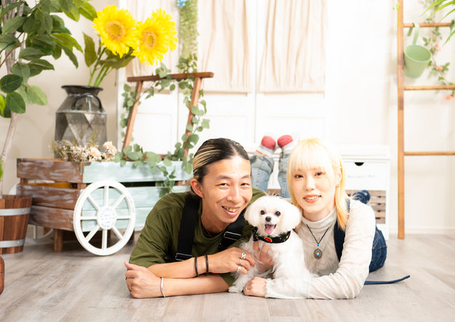 ペットも一緒に撮影