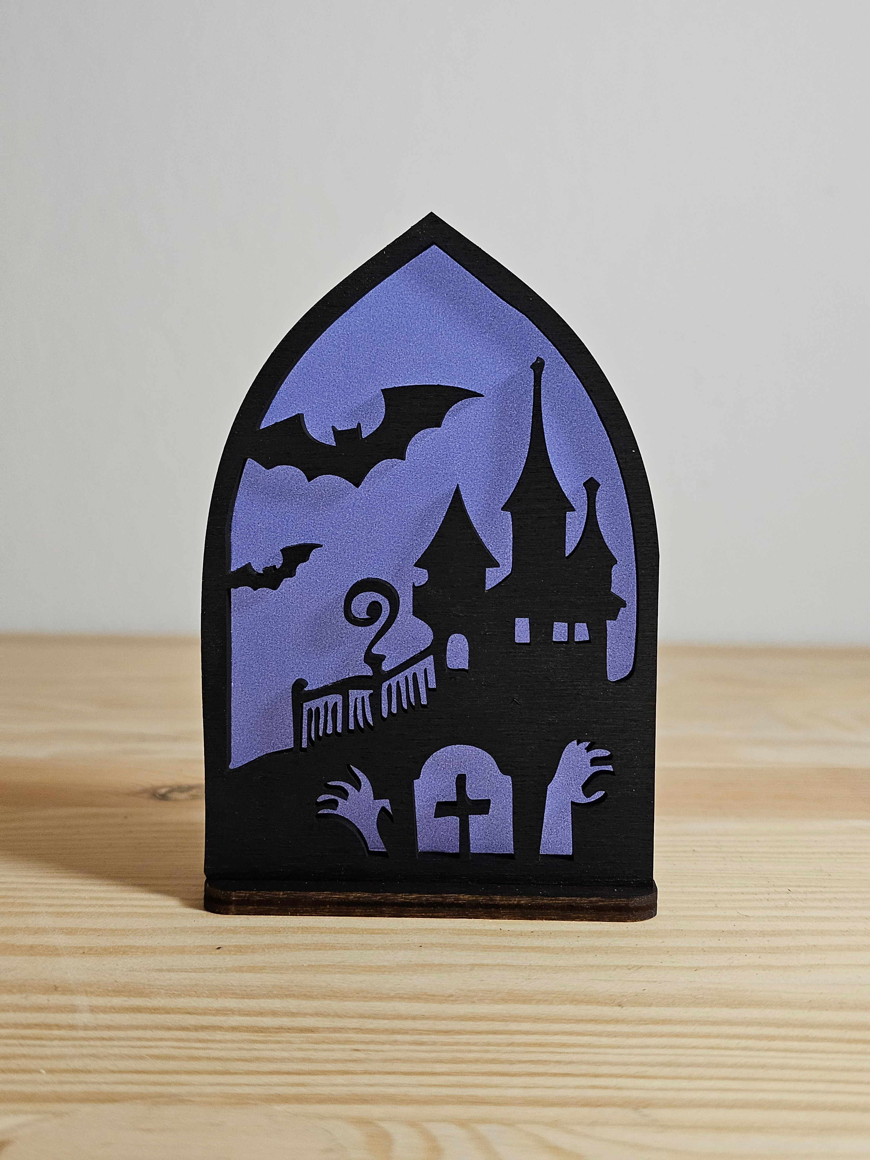 Teelichthalter "Friedhof"